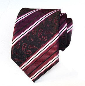 Brandy / Onyx / Blush Silk Necktie Set
