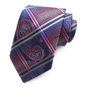 Royal / Blush / Platinum Silk Necktie Set