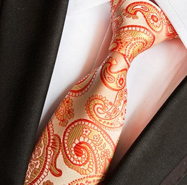 Apricot / Honey Silk Necktie Set