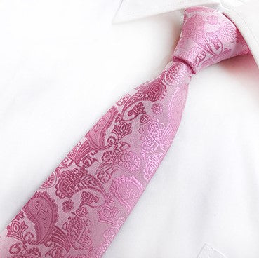 Blush Silk Necktie Set