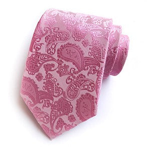 Blush Silk Necktie Set