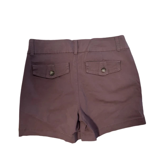 One 5 One Mid Rise Shorts Brown