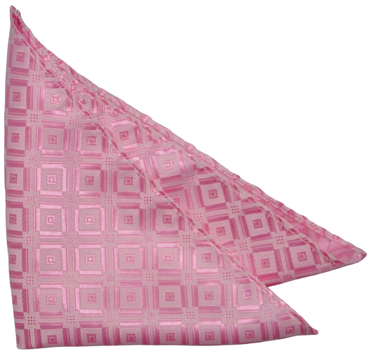 Blush Silk Pocket Square